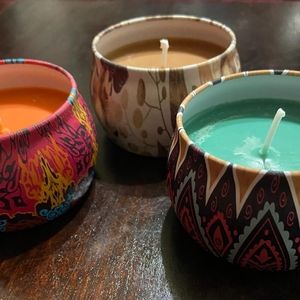 Homemade candles